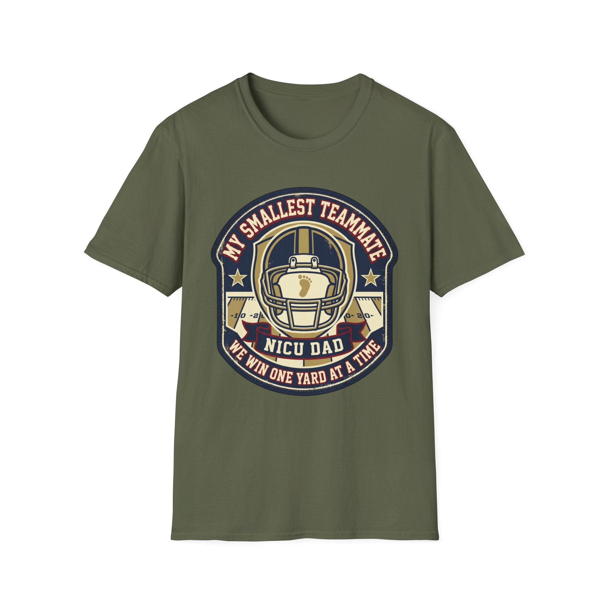 My Smallest Teammate NICU Dad T-Shirt