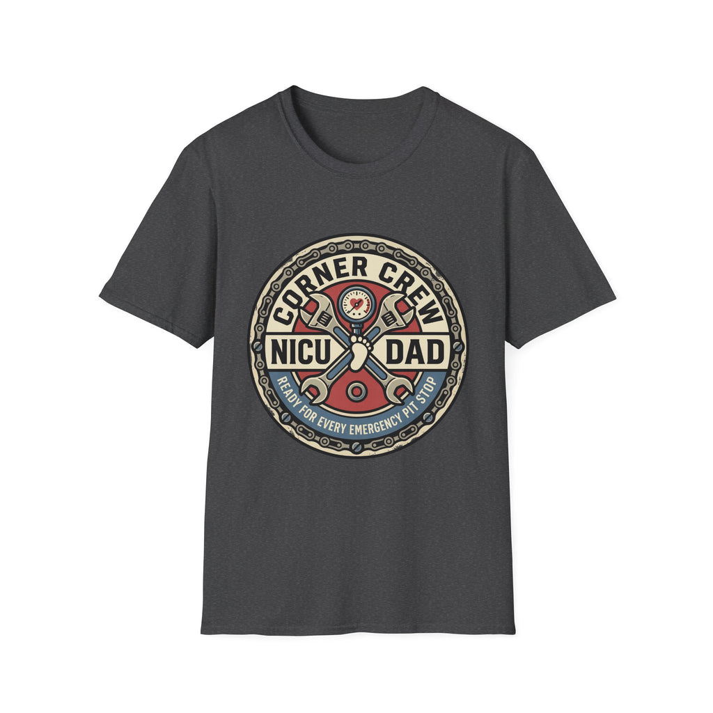 Corner Crew NICU Dad T-Shirt — Dad of NICU Baby Support Tee