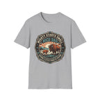 NICU Dad T-Shirt — "Mighty Starts Small" Vintage Buffalo Tribute