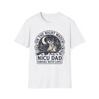 NICU Dad T‑Shirt — "On the Night Watch" Owl Design | Newborn & NICU Parent Gift