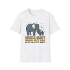 Gentle Giant Proud Inch Dad T-Shirt — Elephant Parent & Baby Love Tee