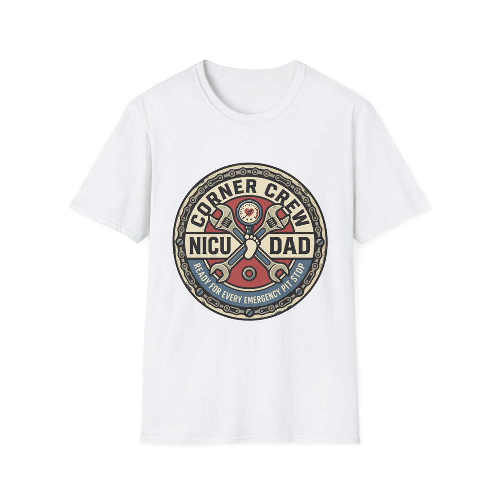 Corner Crew NICU Dad T-Shirt — Dad of NICU Baby Support Tee