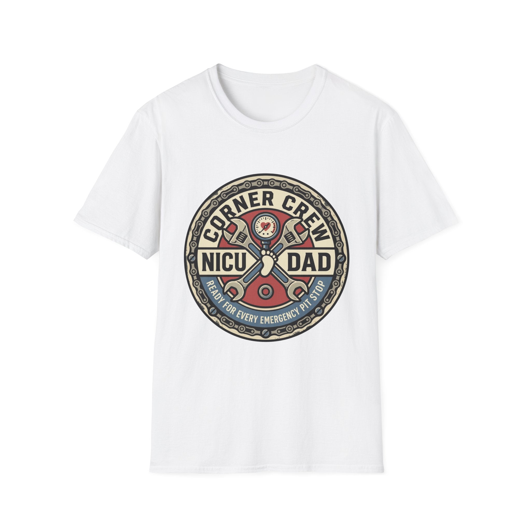Corner Crew NICU Dad T-Shirt — Dad of NICU Baby Support Tee