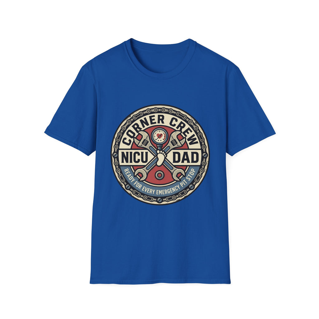 Corner Crew NICU Dad T-Shirt — Dad of NICU Baby Support Tee