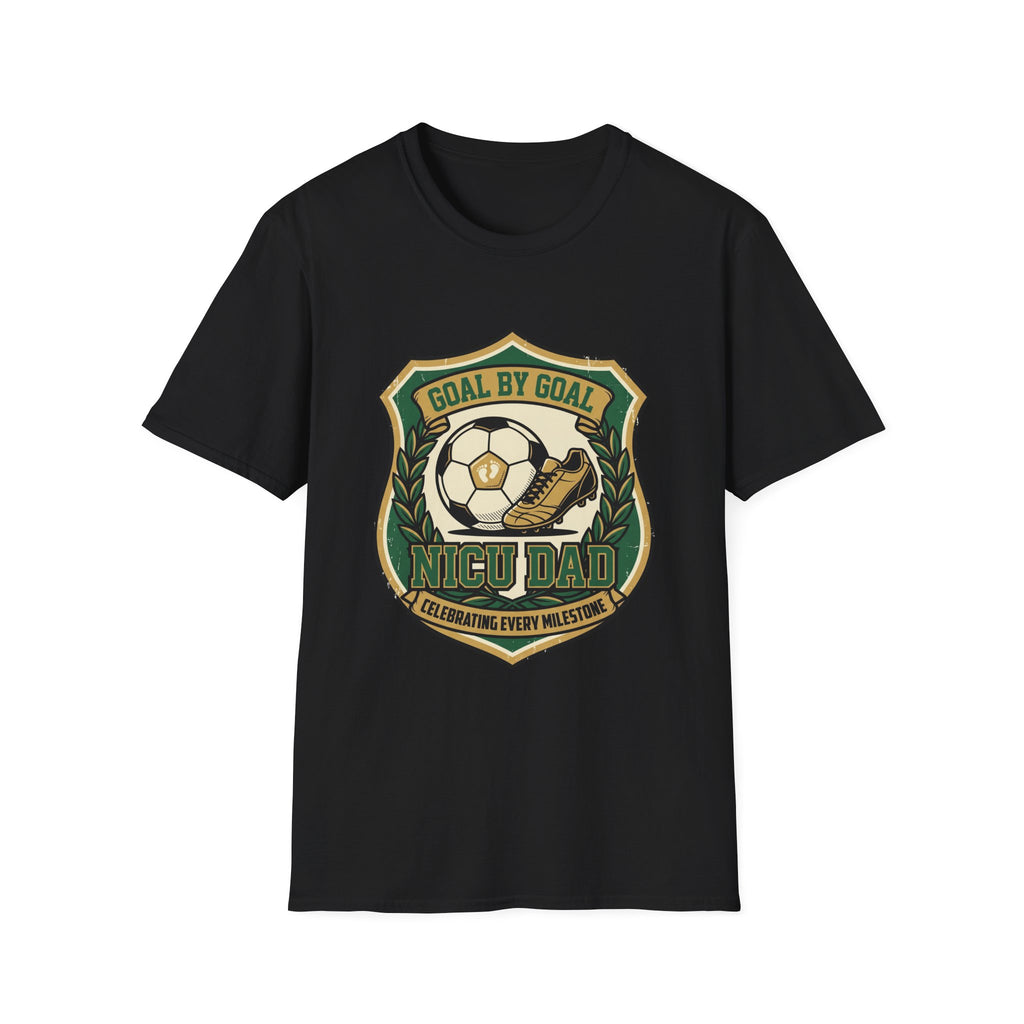 Soccer Badge T‑Shirt – "Goal by Goal" Vintage Football Emblem