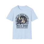 NICU Dad T‑Shirt — "On the Night Watch" Owl Design | Newborn & NICU Parent Gift