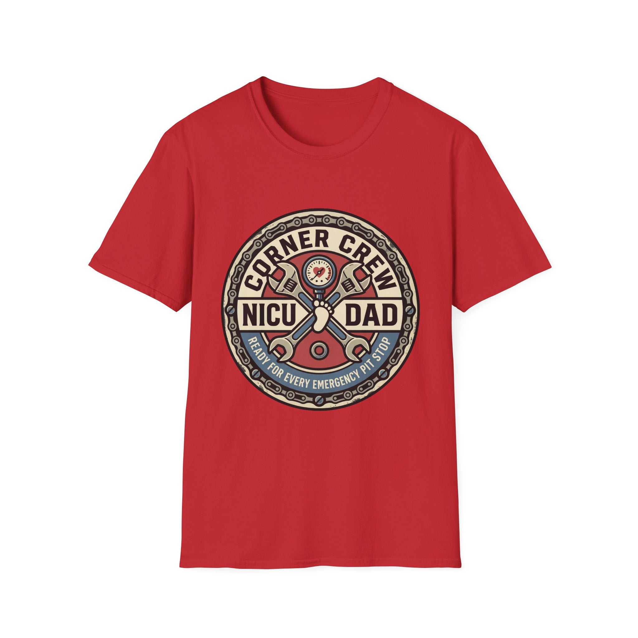 Corner Crew NICU Dad T-Shirt — Dad of NICU Baby Support Tee