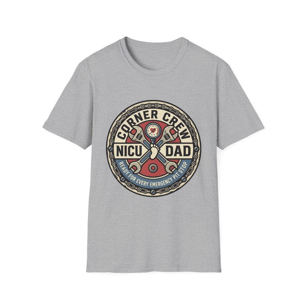 Corner Crew NICU Dad T-Shirt — Dad of NICU Baby Support Tee