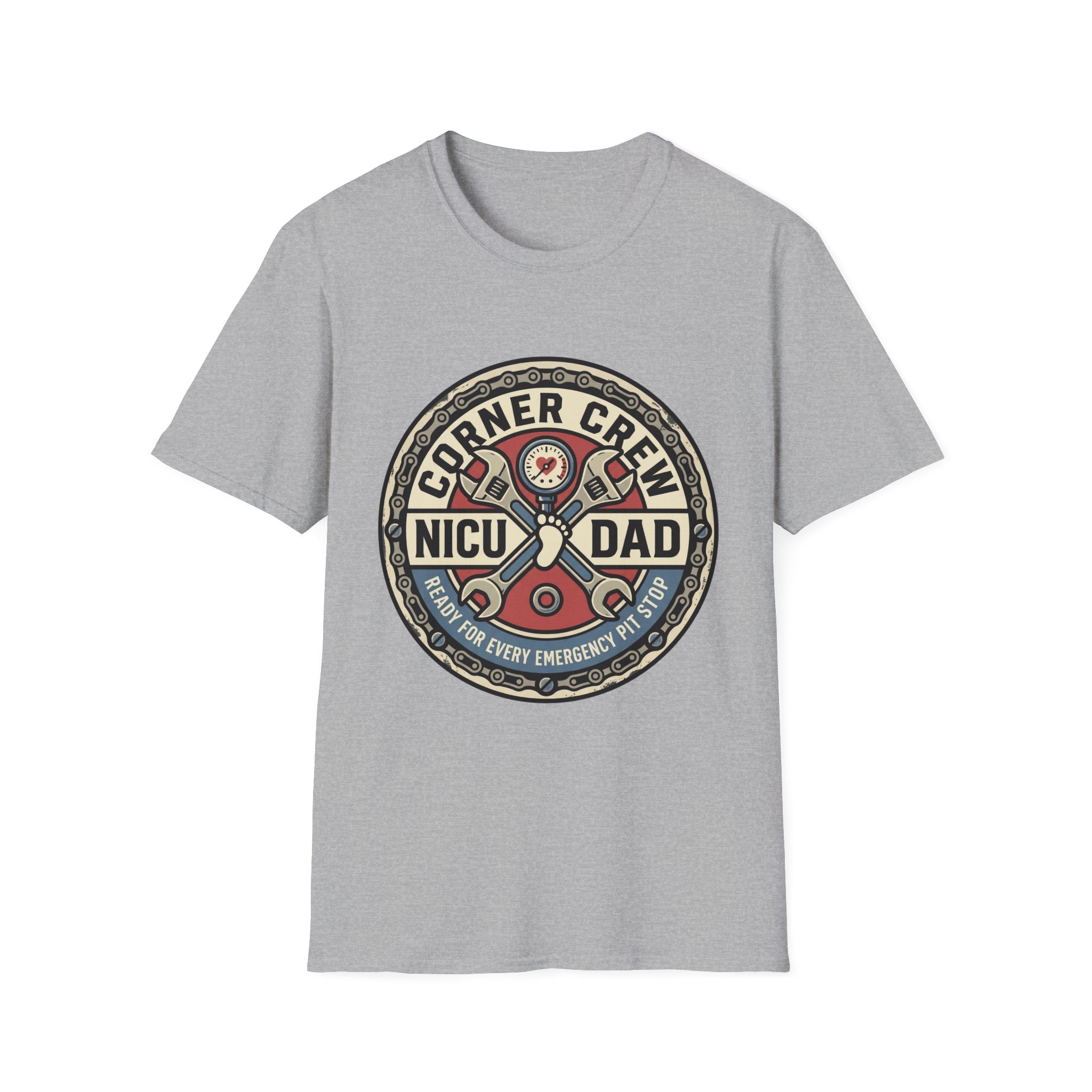Corner Crew NICU Dad T-Shirt — Dad of NICU Baby Support Tee