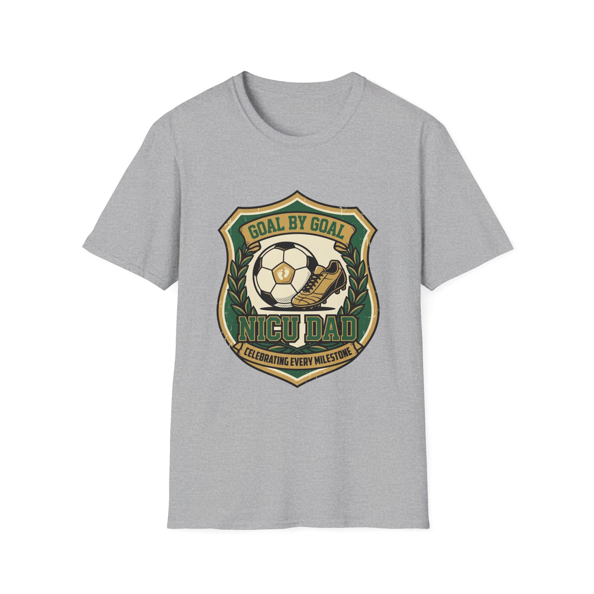 Soccer Badge T‑Shirt – "Goal by Goal" Vintage Football Emblem