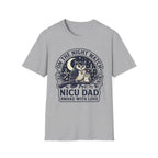 NICU Dad T‑Shirt — "On the Night Watch" Owl Design | Newborn & NICU Parent Gift