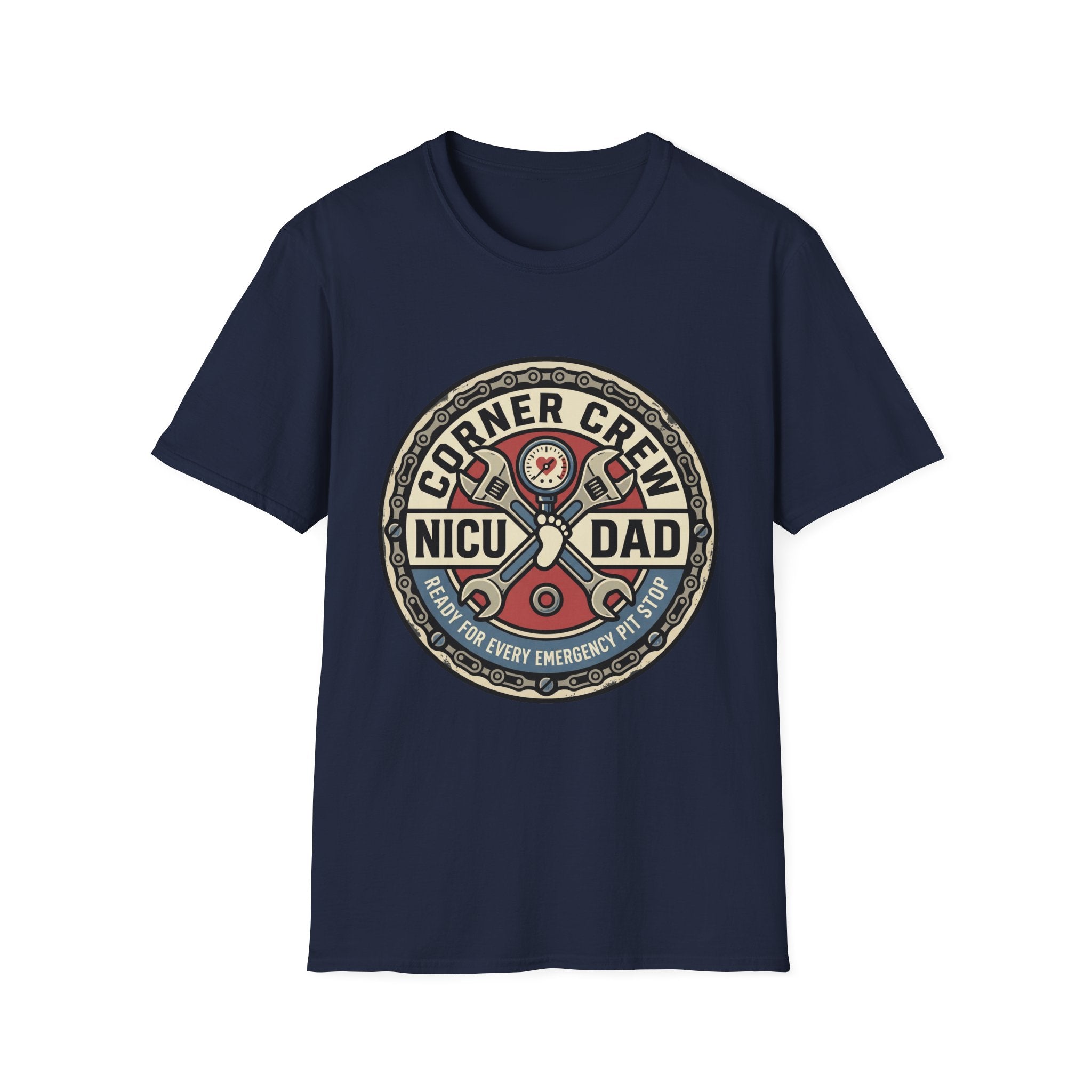 Corner Crew NICU Dad T-Shirt — Dad of NICU Baby Support Tee