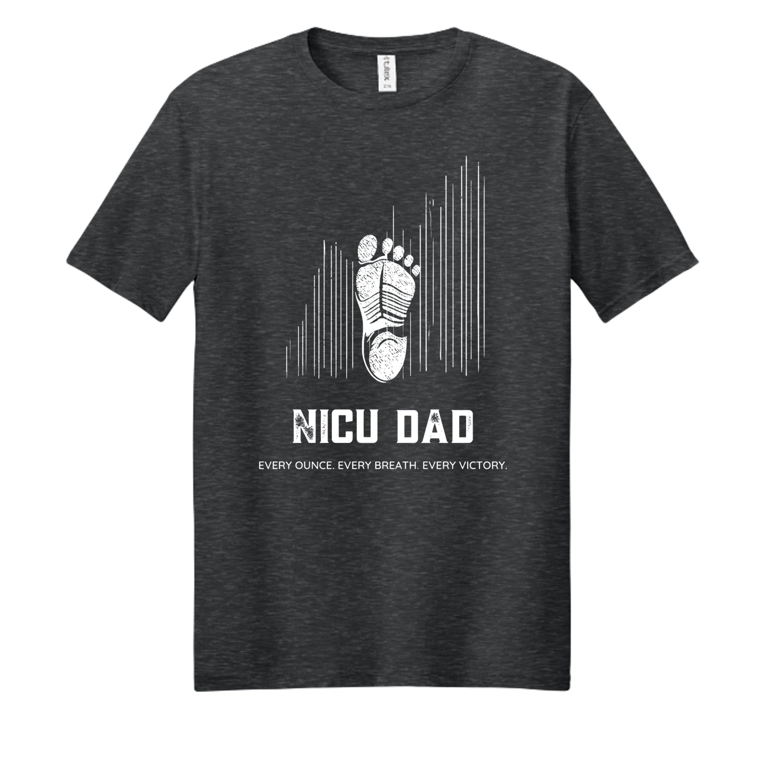 Solid Black Tri Blend - 254 - FRONT